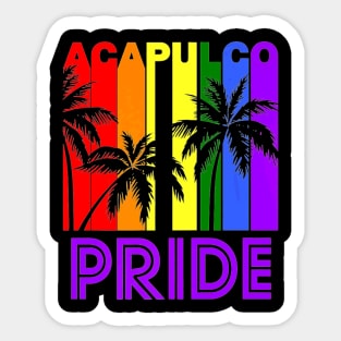 Acapulco Pride Gay LGBTQ Sticker